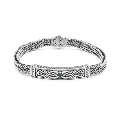 London Blue Topaz Silver Bracelet (Nan Collection)