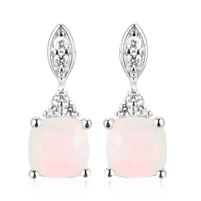 Welo Opal Silver Earrings