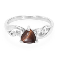 Red Tiger´s Eye Silver Ring