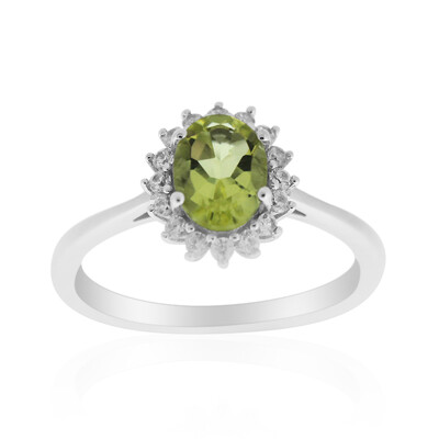 Ouro Verde Quartz Silver Ring
