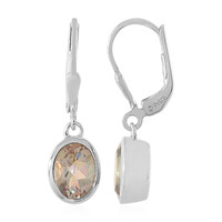 Luna Quartz Silver Earrings