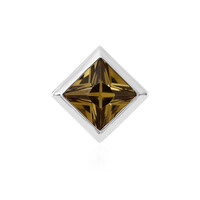 Yellow Zircon Silver Pendant