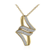 I3 (I) Diamond Silver Necklace