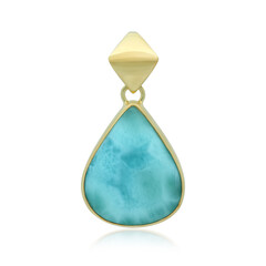 Larimar Silver Pendant