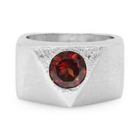 Mozambique Garnet Silver Ring