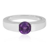 Amethyst Silver Ring
