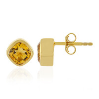 Citrine Silver Earrings
