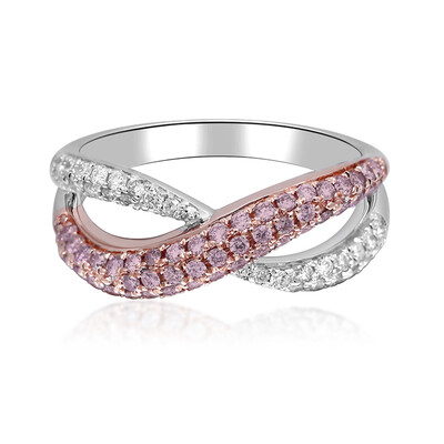 14K I1 Pink Diamond Gold Ring (CIRARI)