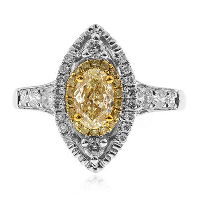 14K SI2 Yellow Diamond Gold Ring (CIRARI)