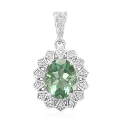 Esperanza Fluorite Silver Pendant