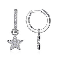 Zircon Silver Earrings