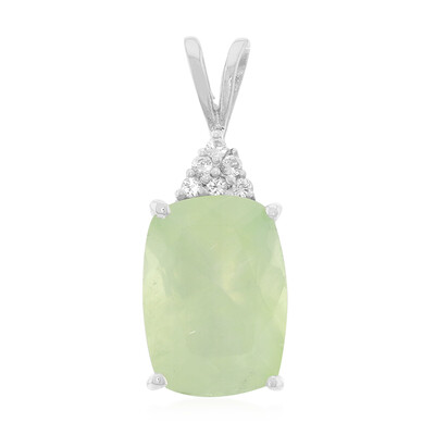 Prehnite Silver Pendant