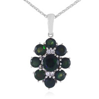 Mezezo Opal Silver Necklace