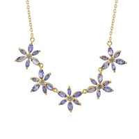 Tanzanite Silver Necklace