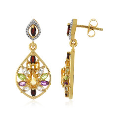 Citrine Silver Earrings