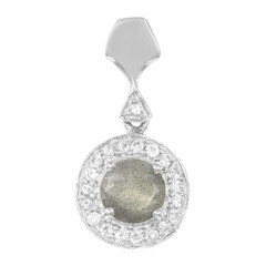 Romanian Spectrolite Silver Pendant