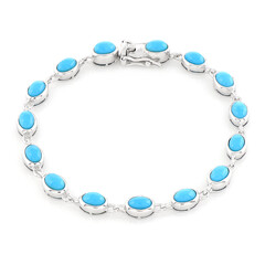 Sleeping Beauty Turquoise Silver Bracelet