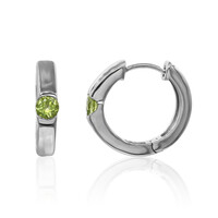 Peridot Silver Earrings