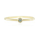 9K SI1 Sky Blue Diamond Gold Ring