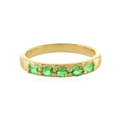 Tsavorite Silver Ring