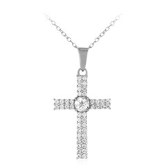 White Topaz Silver Necklace