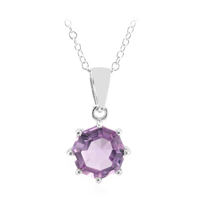 Bolivian Amethyst Silver Necklace