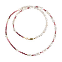 Keshi pearl Silver Necklace