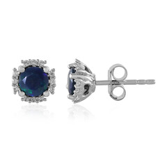 Mezezo Opal Silver Earrings