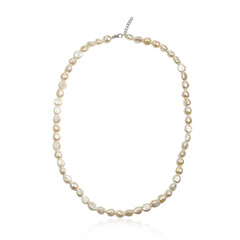 Freshwater pearl Silver Necklace (TPC)