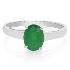 Bahia Emerald Silver Ring