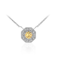 Citrine Silver Necklace