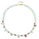 Rose Quartz Silver Necklace (Riya)