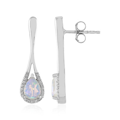 Welo Opal Silver Earrings