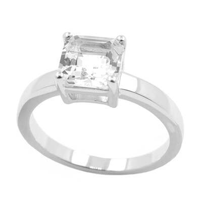 Danburite Silver Ring