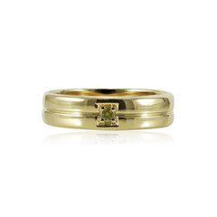 I1 (Yellow Diamond) Silver Ring