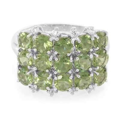Russian Apatite Silver Ring