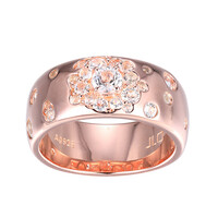 White Topaz Silver Ring (Adela Silber)