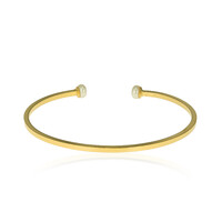 Freshwater pearl Silver Bangle (Joias do Paraíso)