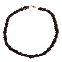 Mozambique Garnet Silver Necklace