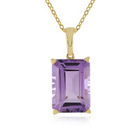 Rose de France Amethyst Silver Necklace