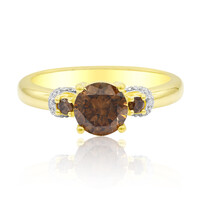 18K SI1 Argyle Cognac Diamond Gold Ring (Mark Tremonti)