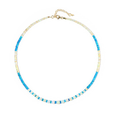 Welo Opal Silver Necklace