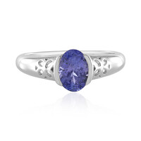 Tanzanite Silver Ring (Adela Silber)