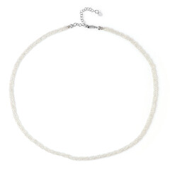 White Topaz Silver Necklace