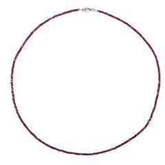 Madagascar Ruby Silver Necklace