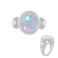 Welo Opal Silver Ring