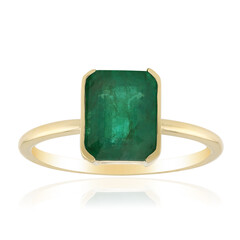 9K Sao Francisco Emerald Gold Ring