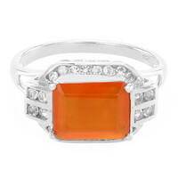 Carnelian Silver Ring