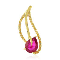 Madagascar Ruby Silver Pendant