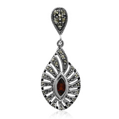 Mozambique Garnet Silver Pendant